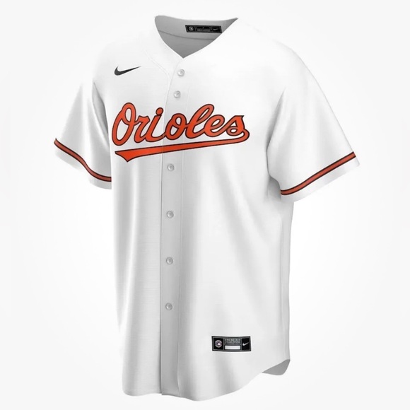 Nike Authentic Baltimore Orioles MLB Baseball White Jersey Men’s Size: L - Picture 2 of 6